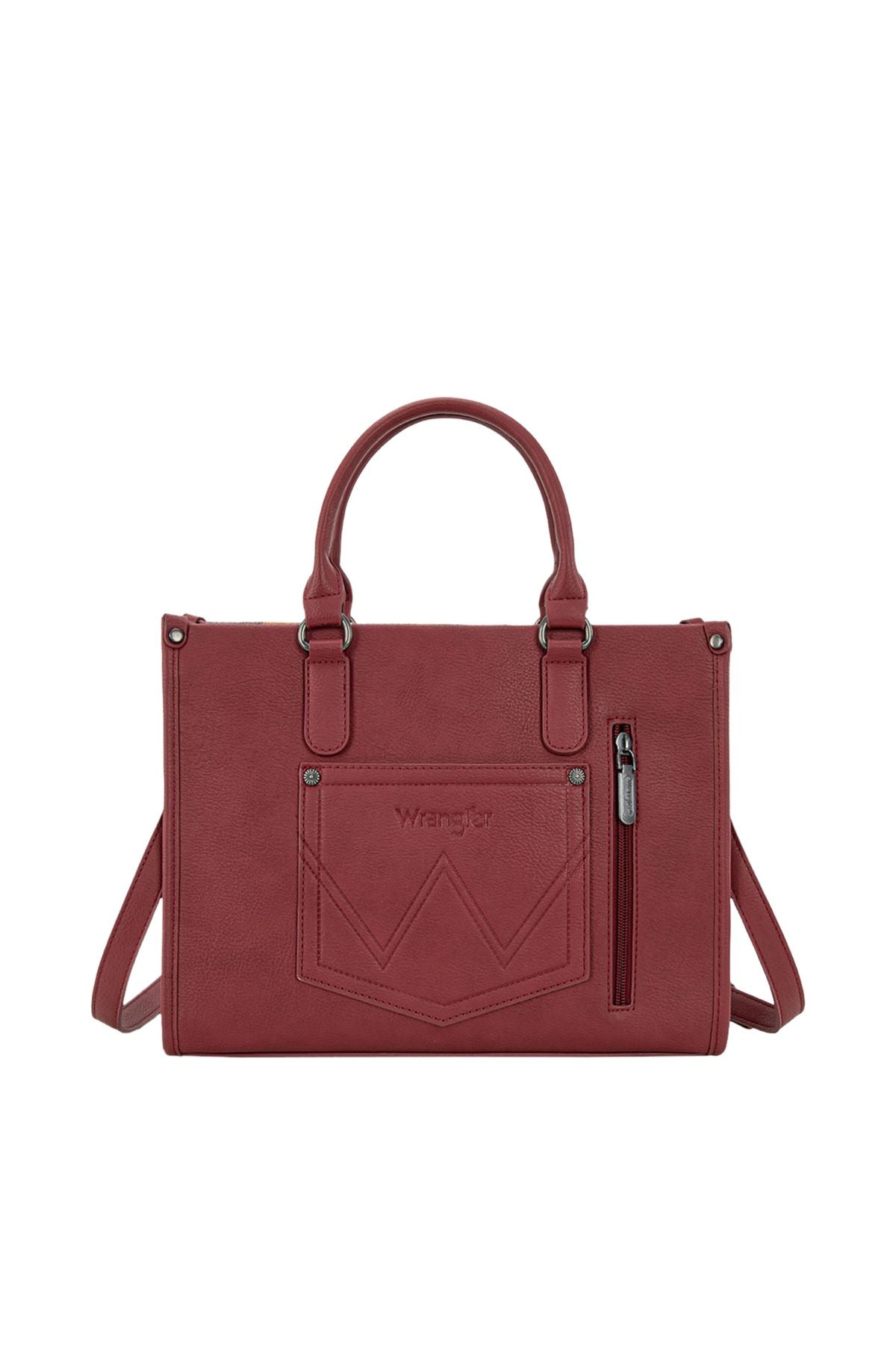 Wrangler Cilia Crossbody Tote Bag - Burgundy