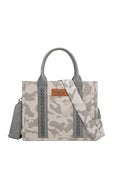 Wrangler Camo Print Crossbody Bag - Light Grey