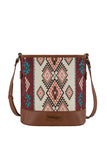 Wrangler Lia Aztec Crossbody Bag - Brown