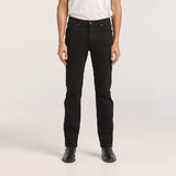 Wrangler Mens Straight Jean - Black Rinse