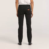 Wrangler Mens Straight Jean - Black Rinse