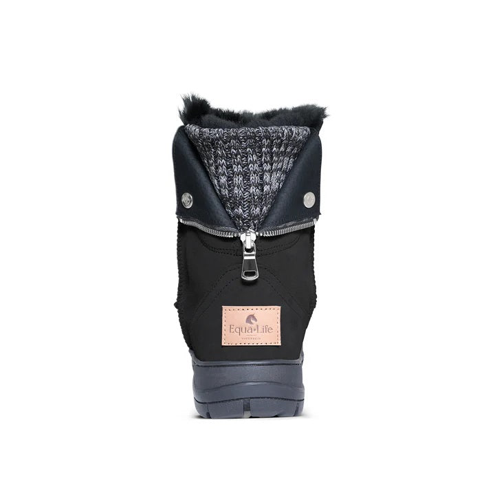 EQUA-LIFE EQUA COZY OUTDOOR TERRAIN UGG BOOTS - BLACK [SZ:W6M5]
